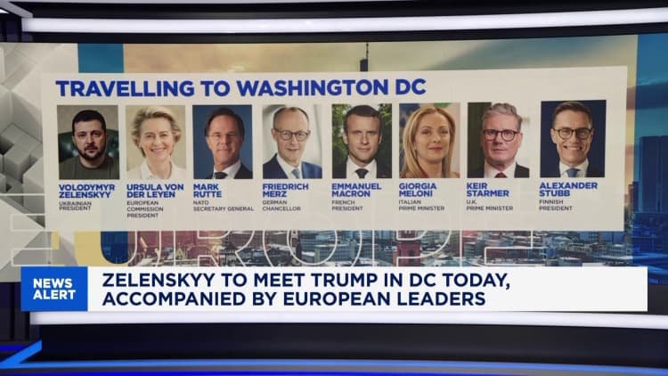 European leaders descend on DC for high-stakes diplomacy