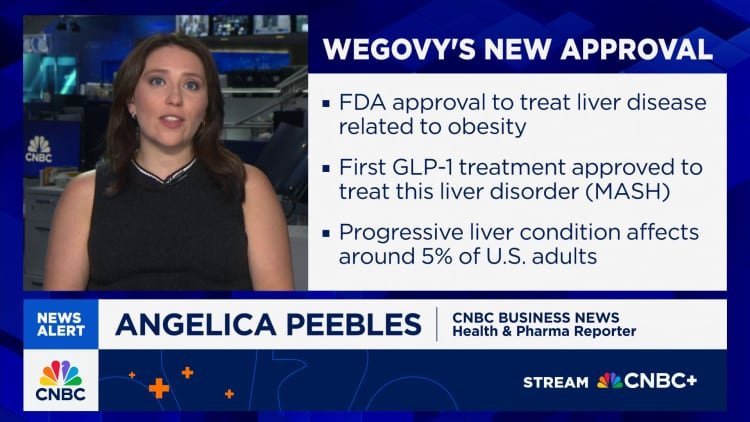 Novo Nordisk's Wegovy receives FDA approval to treat serious liver disease