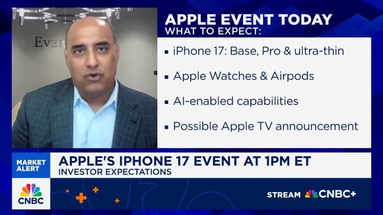 Evercore ISI's Daryanani: Apple’s iPhone 17 lineup will be biggest design change in recent years