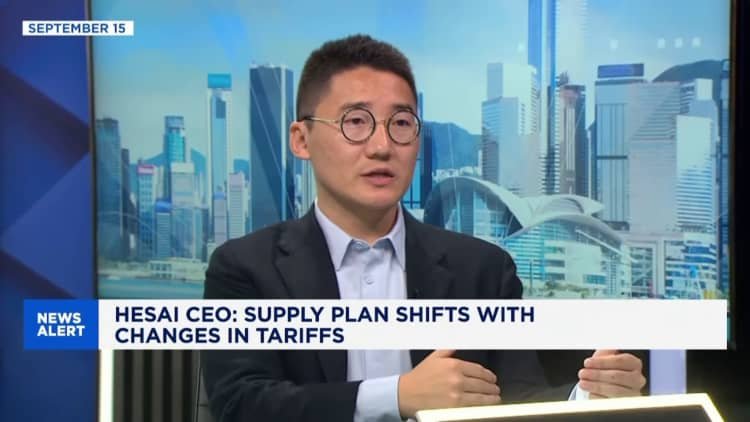 Lidar maker Hesai CEO on staying competitive despite US tariff costs