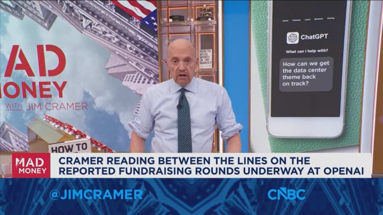 OpenAI should strike while iron's hot, raise $200 billion at $1 trillion valuation: Jim Cramer