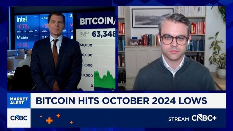 Crypto is getting swept up with rest of the macro, says Bitwise CEO Horsley