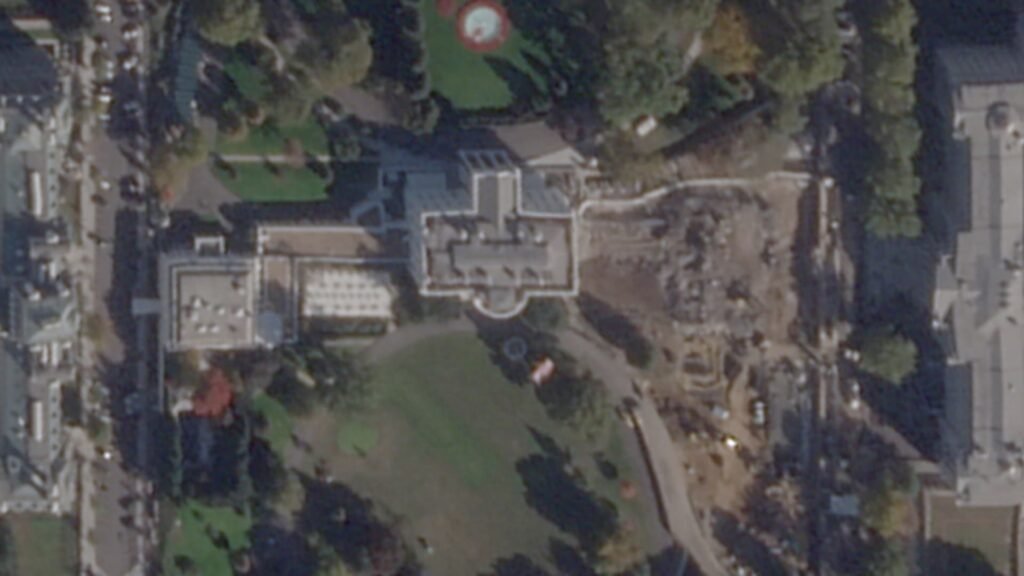 Trump White House East Wing ballroom demolition nearly complete