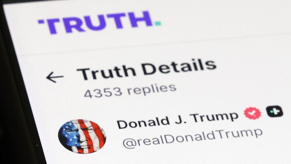 DJT Trump Media in talks to spin off Truth Social
